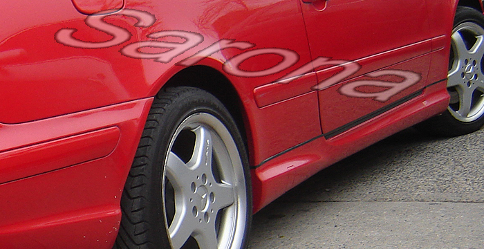 1998-2002 Mercedes-Benz CLK Side Skirts 1998-2002 Mercedes-Benz CLK Side Skirts