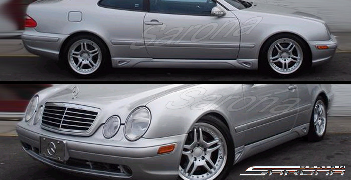 1998-2002 Mercedes-Benz CLK Side Skirts 1998-2002 Mercedes-Benz CLK Side Skirts
