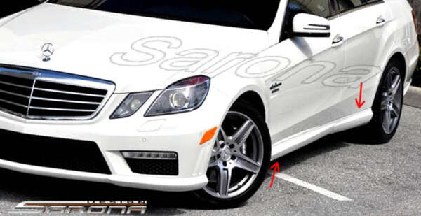 2010-2013 Mercedes-Benz E Class Side Skirts