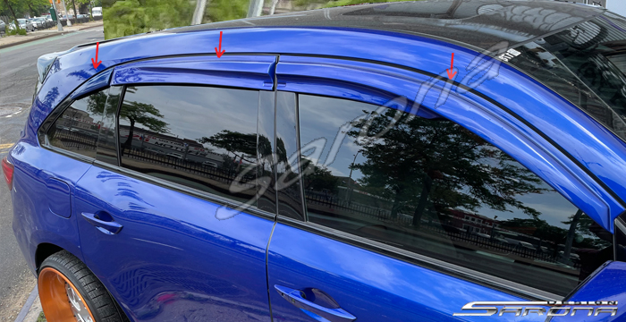 2014-2020 Acura MDX Rain Visors 2014-2020 Acura MDX Rain Visors