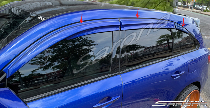 2014-2020 Acura MDX Rain Visors 2014-2020 Acura MDX Rain Visors