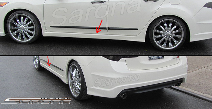 2009-2014 Acura TSX Side Skirts 2009-2014 Acura TSX Side Skirts