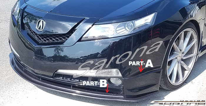 2009-2011 Acura TL Front Add-On 2009-2011 Acura TL Front Add-On