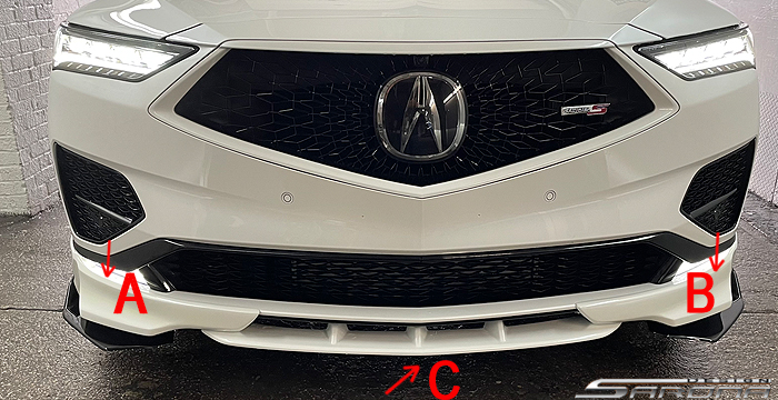 2021-2024 Acura MDX Front Add-On 2021-2024 Acura MDX Front Add-On