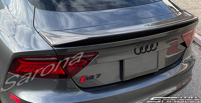 2013-2017 Audi A7 Trunk Wing 2013-2017 Audi A7 Trunk Wing