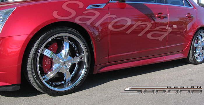 2008-2013 Cadillac CTS Side Skirts 2008-2013 Cadillac CTS Side Skirts