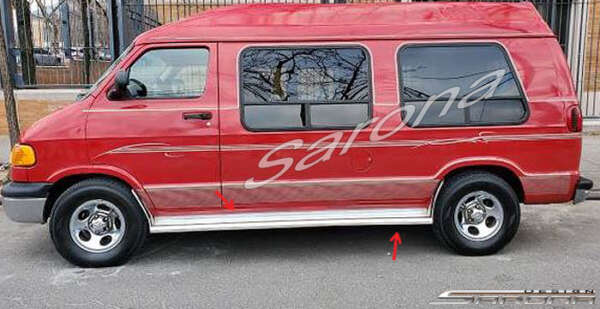 1978-2003 Dodge Ram Van Running Boards