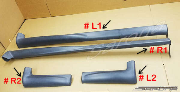 1997-2003 Dodge Dakota Side Skirts
