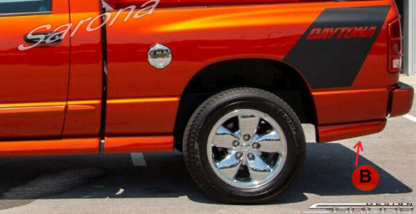 2002-2008 Dodge Ram Pickup Rear Add-On