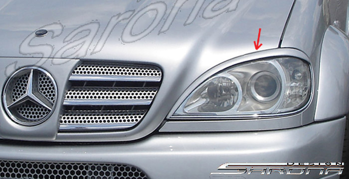 1998-2005 Mercedes-Benz ML Eyelids 1998-2005 Mercedes-Benz ML Eyelids