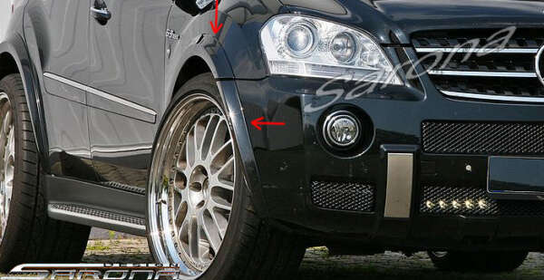 2007-2011 Mercedes-Benz ML Fender Flares