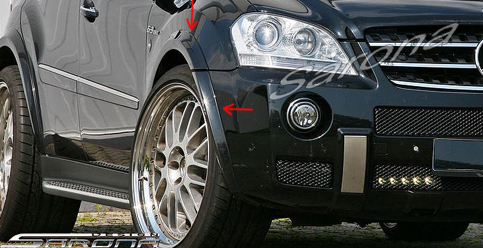 2007-2011 Mercedes-Benz ML Fender Flares 2007-2011 Mercedes-Benz ML Fender Flares