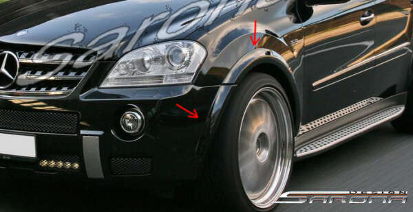 2007-2011 Mercedes-Benz ML Fender Flares