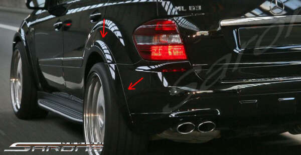 2007-2011 Mercedes-Benz ML Fender Flares