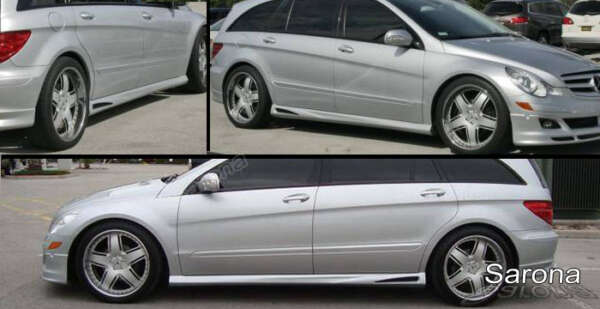 2006-2010 Mercedes-Benz R Class Side Skirts