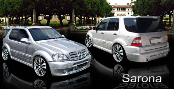 1998-2005 Mercedes-Benz ML Fender Flares