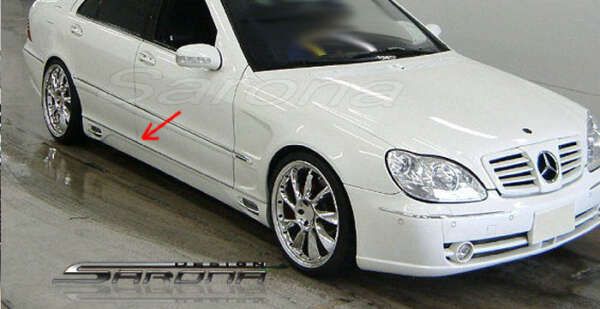 2000-2006 Mercedes-Benz S Class Side Skirts
