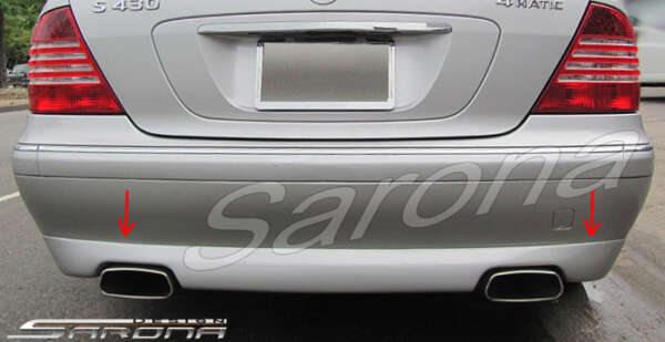 2000-2006 Mercedes-Benz S Class Rear Add-On