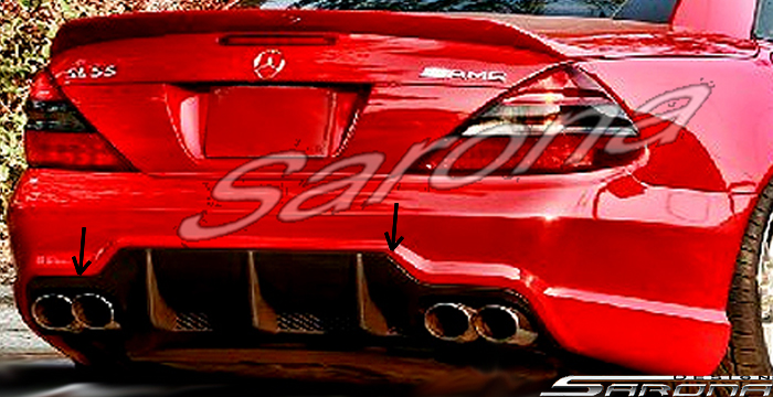 2003-2012 Mercedes-Benz SL Rear Add-On