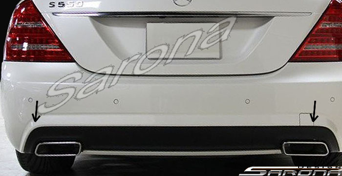 2010-2013 Mercedes-Benz S Class Rear Add-On 2010-2013 Mercedes-Benz S Class Rear Add-On
