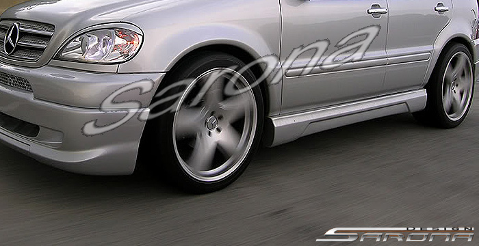1998-2005 Mercedes-Benz ML Side Skirts