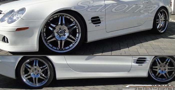2003-2008 Mercedes-Benz SL Side Skirts 2003-2008 Mercedes-Benz SL Side Skirts
