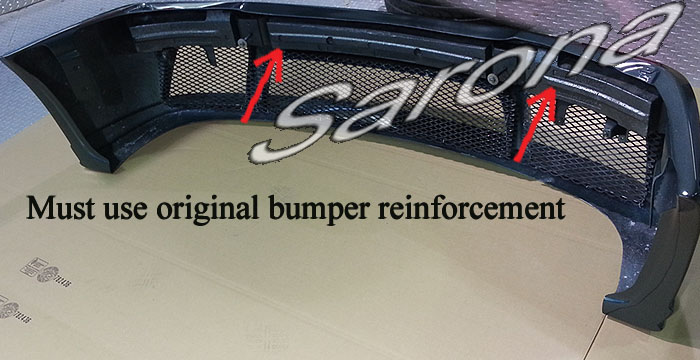 1990-2002 Mercedes-Benz SL Front Bumper 1990-2002 Mercedes-Benz SL Front Bumper