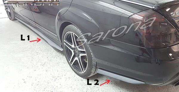 2007-2012 Mercedes-Benz S Class Side Skirts