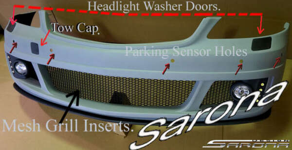2007-2013 Mercedes-Benz S Class Front Bumper