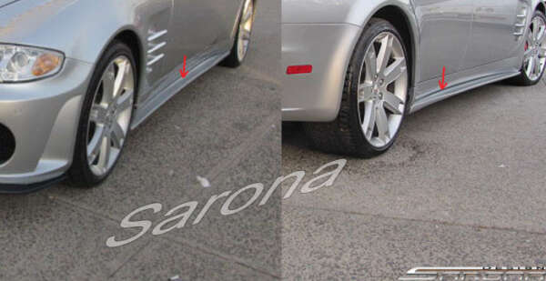 2005-2010 Maserati Quattroporte Side Skirts