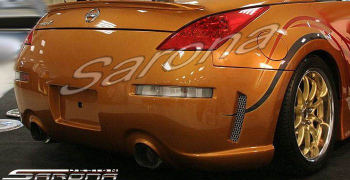 2003-2008 Nissan 350Z Rear Bumper 2003-2008 Nissan 350Z Rear Bumper