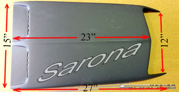 1970-2013 Universal All Universal Hood Scoop