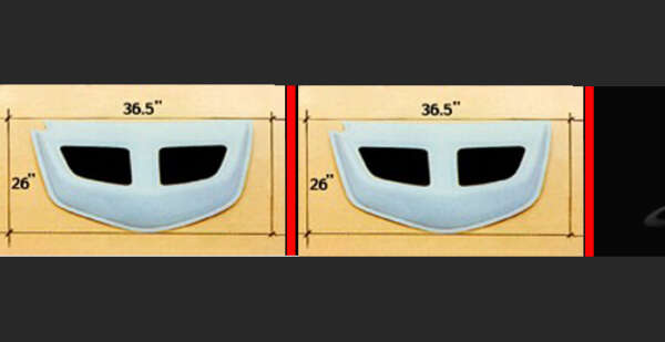 1970-2013 Universal All Universal Hood Scoop