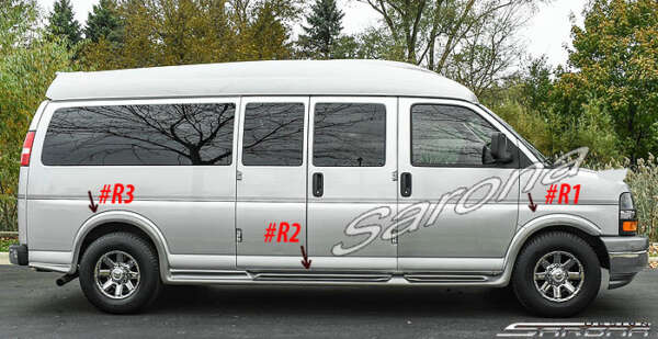 2003-2025 Chevrolet Express Van Running Boards