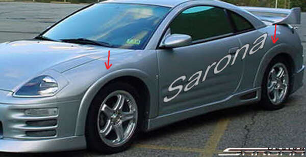 2000-2004 Mitsubishi Eclipse Fender Flares