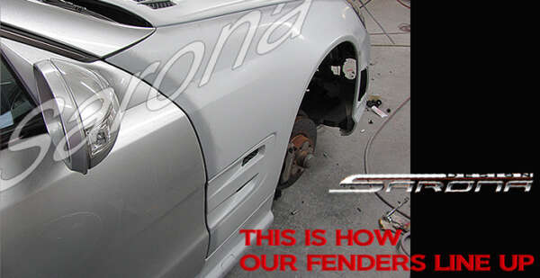 2009-2012 Mercedes-Benz SL Fenders
