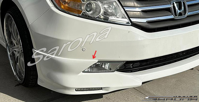 2011-2013 Honda Odyssey Front Add-On 2011-2013 Honda Odyssey Front Add-On