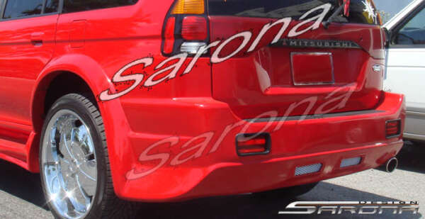 2000-2003 Mitsubishi Montero Sport Rear Bumper
