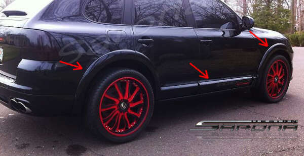 2002-2006 Porsche Cayenne Side Skirts